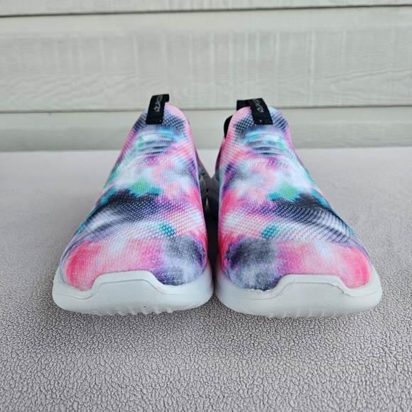 Skechers Ultra Flex 2.0 Cloudy Cool Slip-On Sneakers Youth SZ 4 Pink Tie Dye - Picture 6 of 11